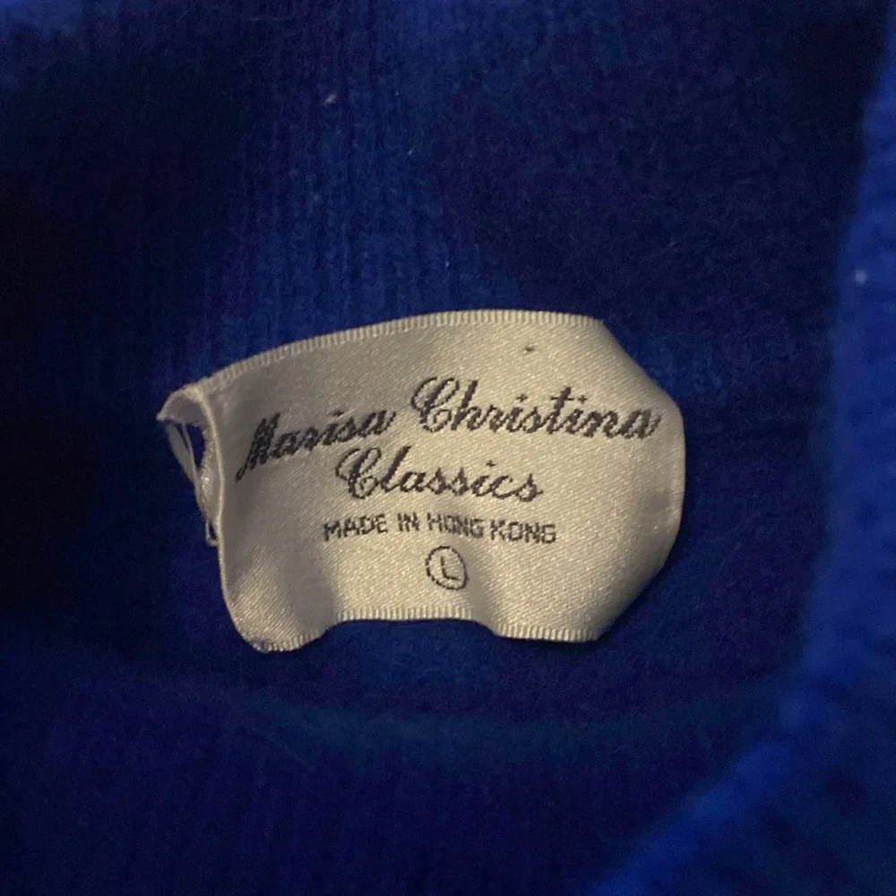 Marisa Christina Classics Blue Kids Sweater Size Large